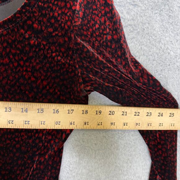 Vintage No Boundaries bell sleeve top gothic grunge witchy whimsigoth y2k L - Picture 6 of 8